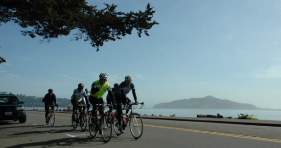 Riding by the Bay on the way to Sprint Day